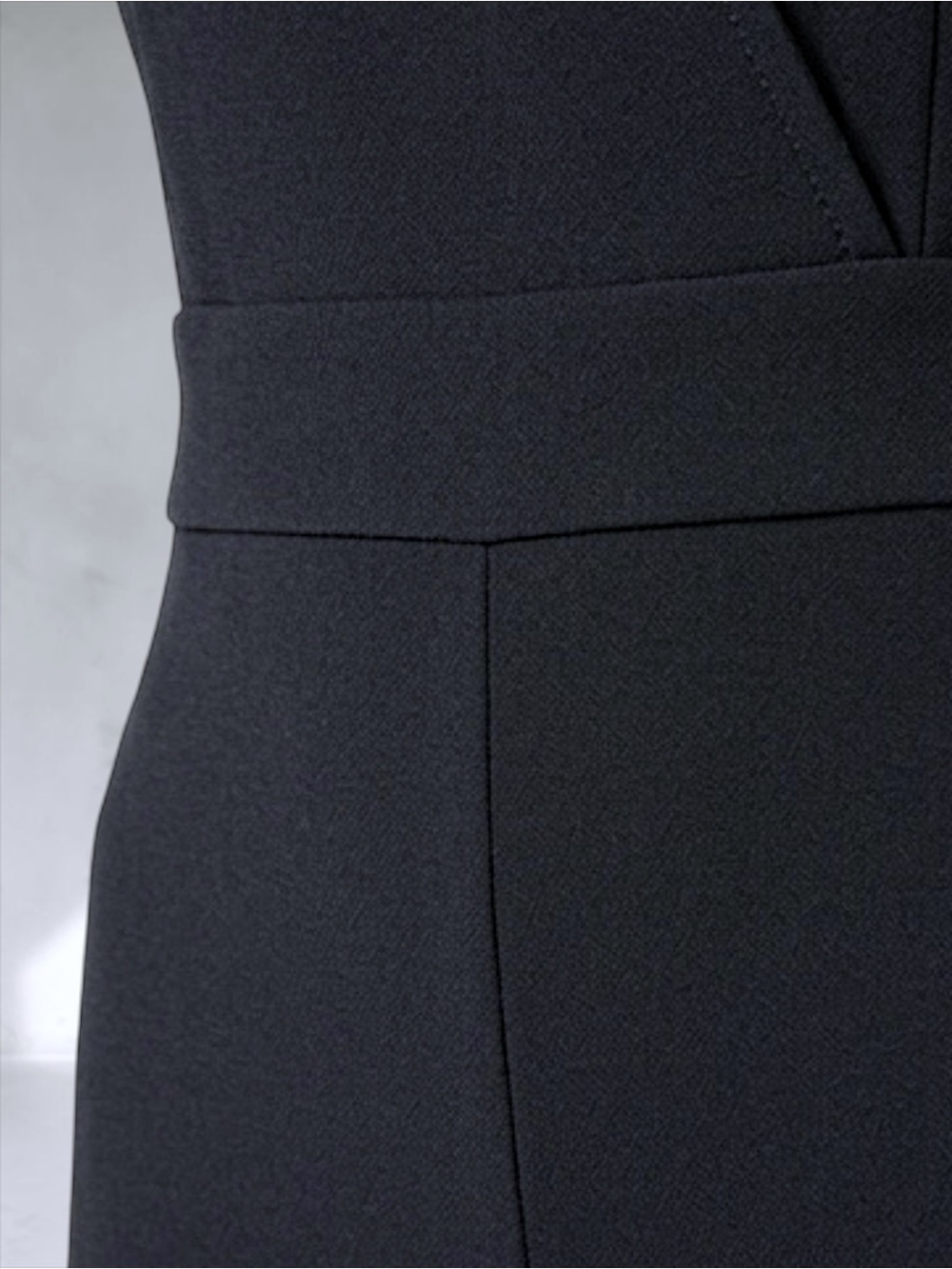 SPANX Black Sleeveless Flare Ponte Jumpsuit – Size L - Picture 6 of 14